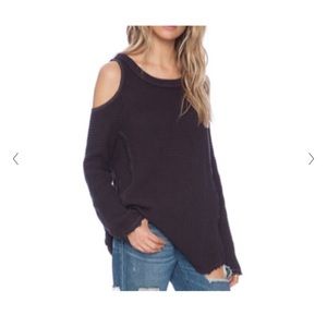 Cold shoulder free people top